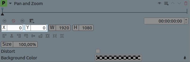 cuadro de diálogo de paneo y zoom