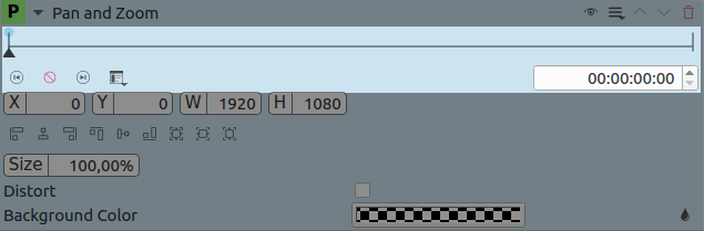 cuadro de diálogo de paneo y zoom