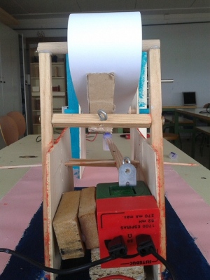 bobina y rollo de papel