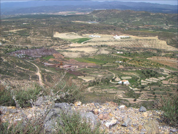 vista desde la parte superior del plano del Burrucho