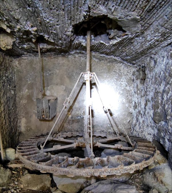 Molino del Marchal: turbina