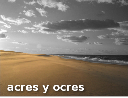 imagenes en blanco y negro con gran mancha ocre