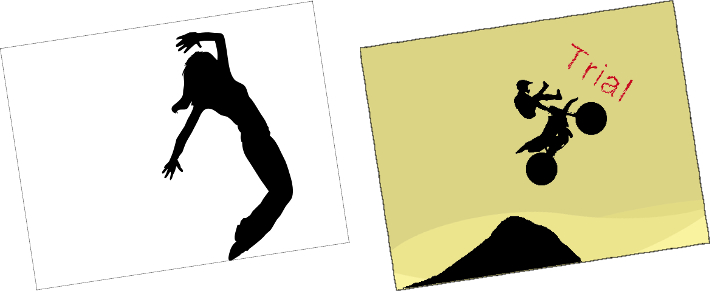 diapositivas inclinadas