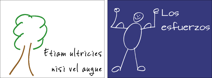 diapositivas con dibujo a mano alzada