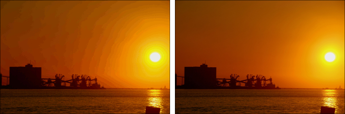 comparación de una imagen png y una imagen gif