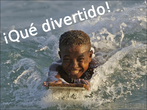 texto inclinado hacia arriba