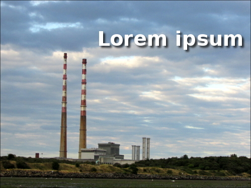 texto sombreado sobre imagen