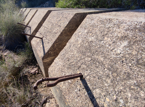restos de la estacin del cable del Pinar de Bdar