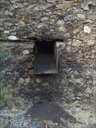 piquera en tolva de la vía Vulcano